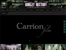 Tablet Screenshot of carrionfilms.co.uk